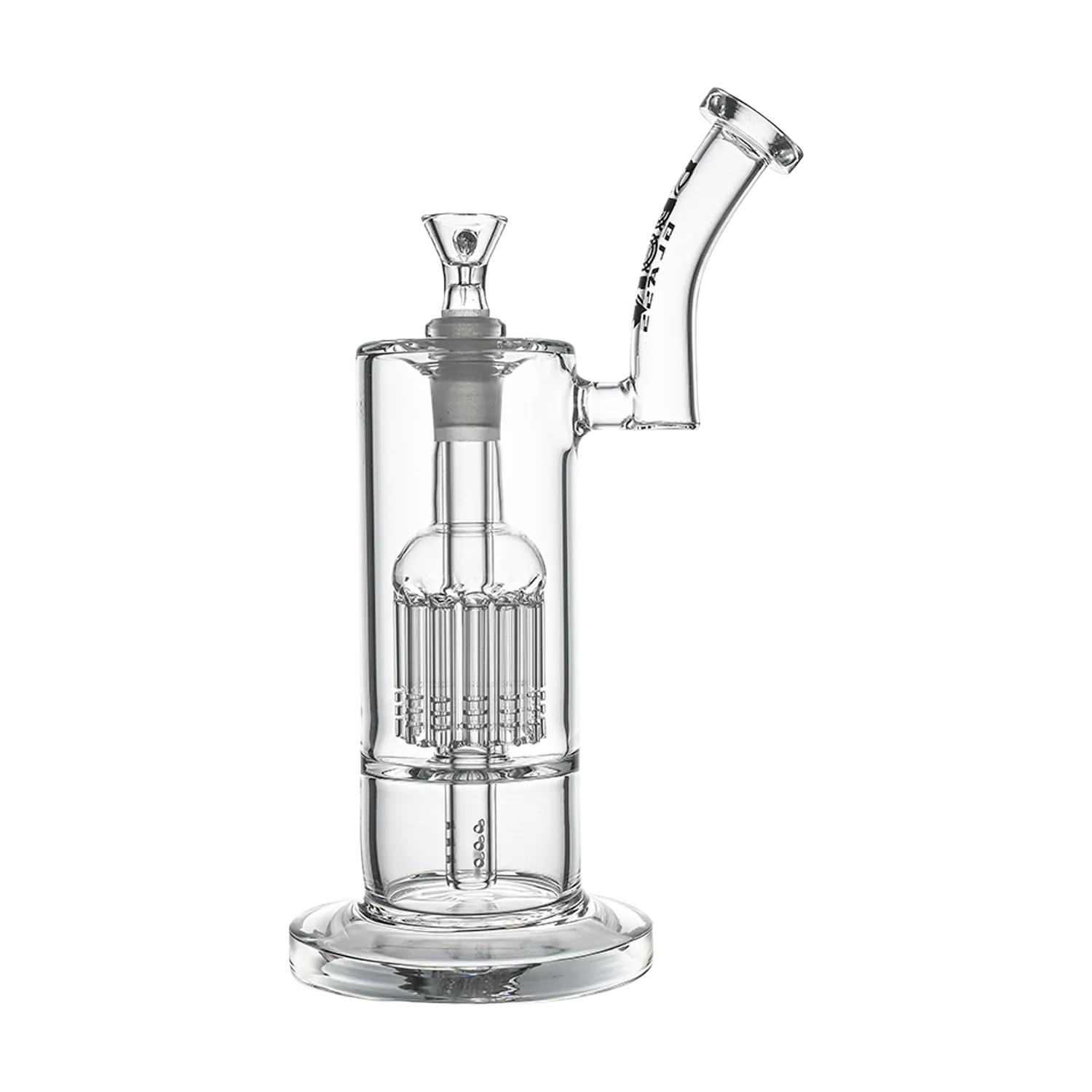 Croia Glass 10" Dual Chamber Scientific Bubbler Tree Perc Glass Bong | Croia Glass