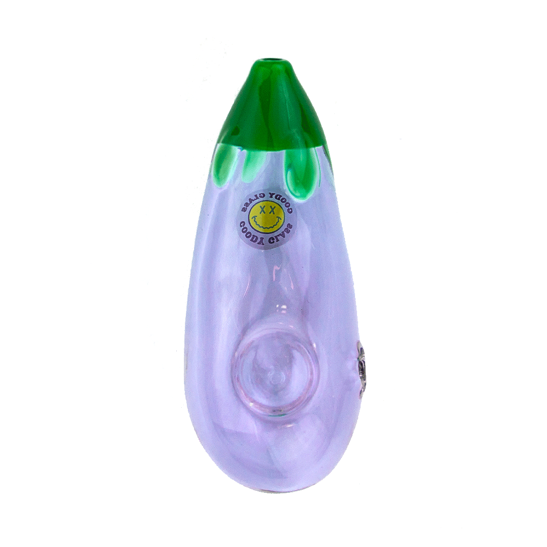 Goody Glass Hand Pipe Goody Eggplant Hand Pipe