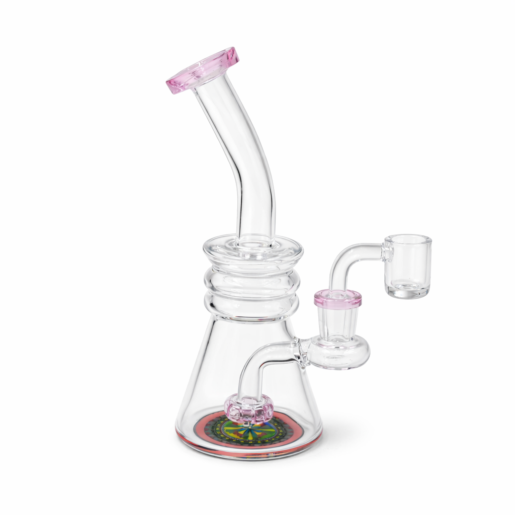Rock Glass Glacial Gale 7" Beaker Dab Rig