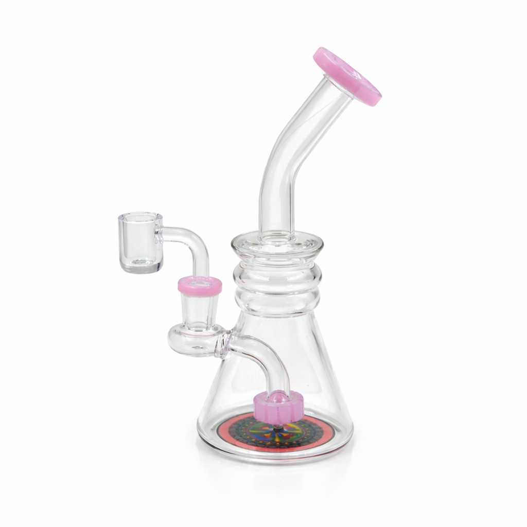 Rock Glass Glacial Gale 7" Beaker Dab Rig