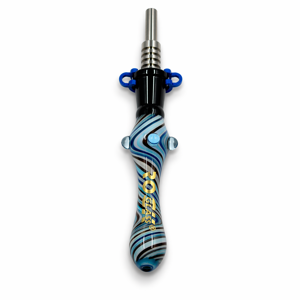 Rock Glass Chromatic Core 14mm Rock Glass Nectar Collector
