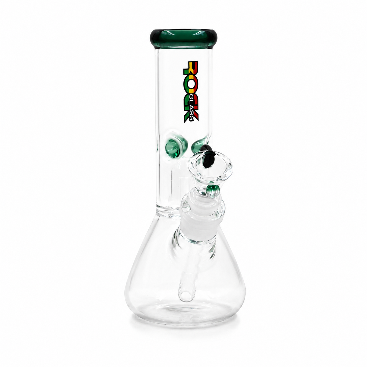 Rock Glass Frost Dome 8" Beaker Bong