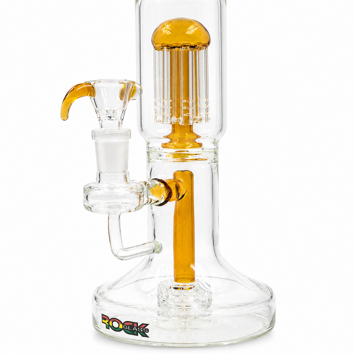 Rock Glass Glacier 14”Triple Filtration Ice Catcher Bong