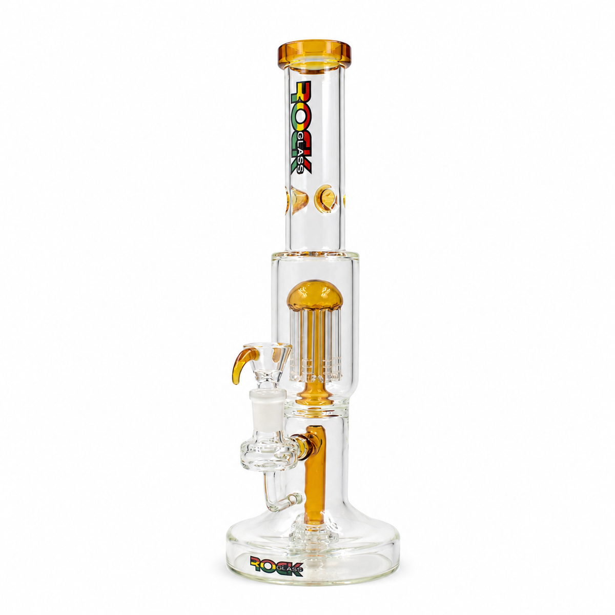 Rock Glass Glacier 14”Triple Filtration Ice Catcher Bong