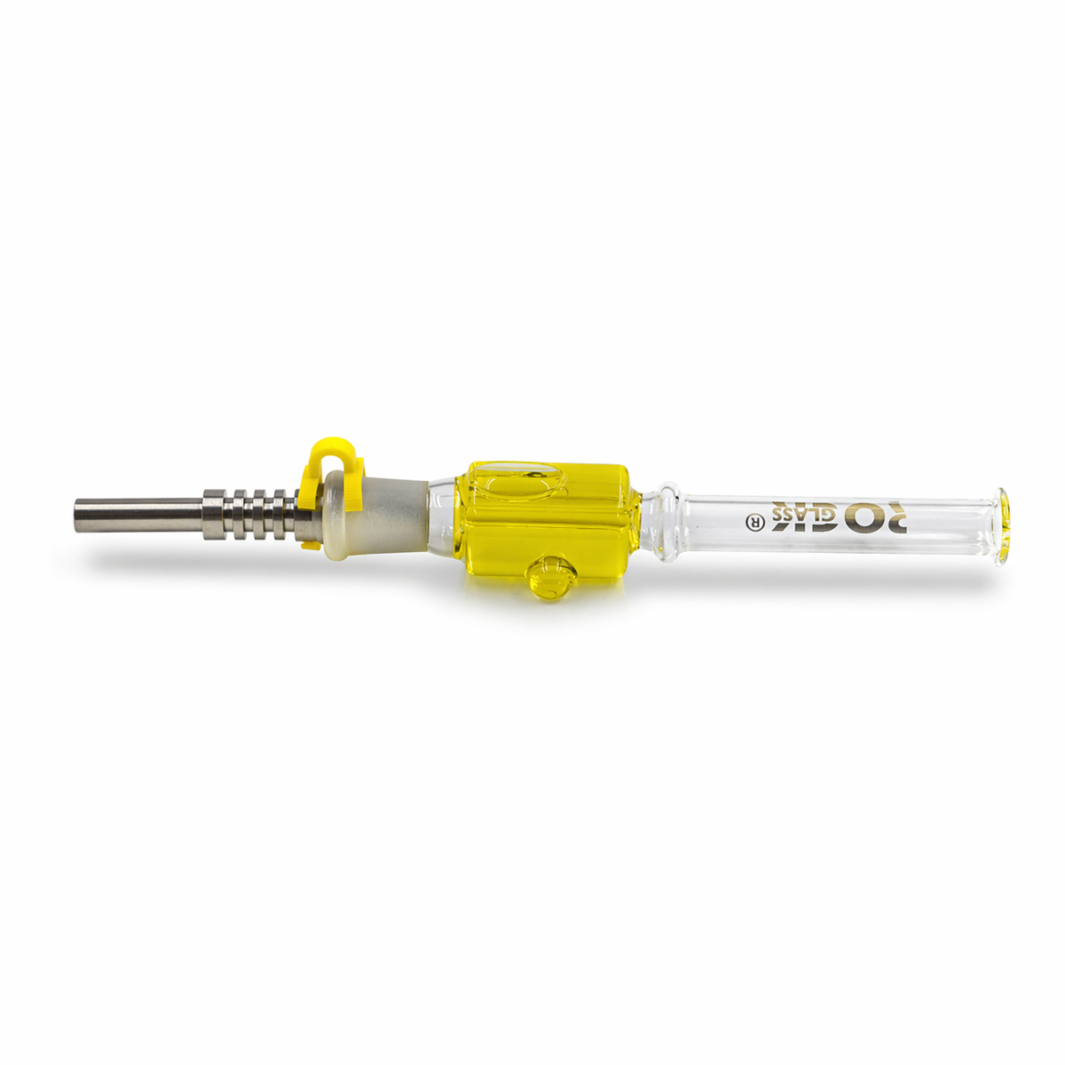 Rock Glass Liquid Lava Collector 14mm Rock Glass Freezable Glycerine Straw