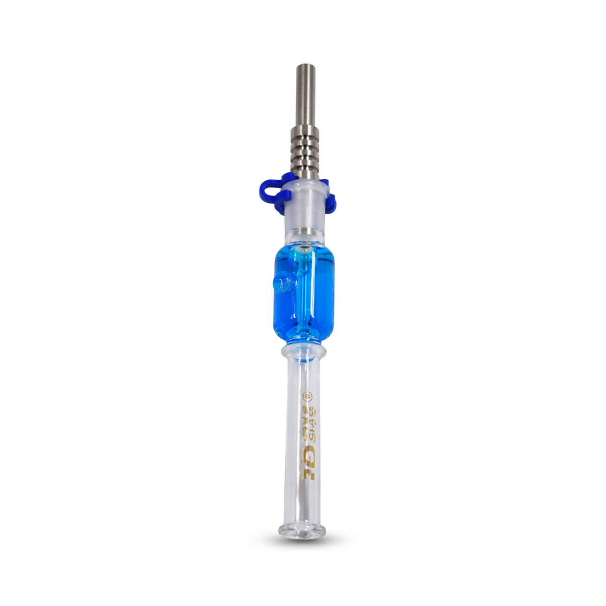 Rock Glass Liquid Lava Collector 14mm Rock Glass Freezable Glycerine Straw