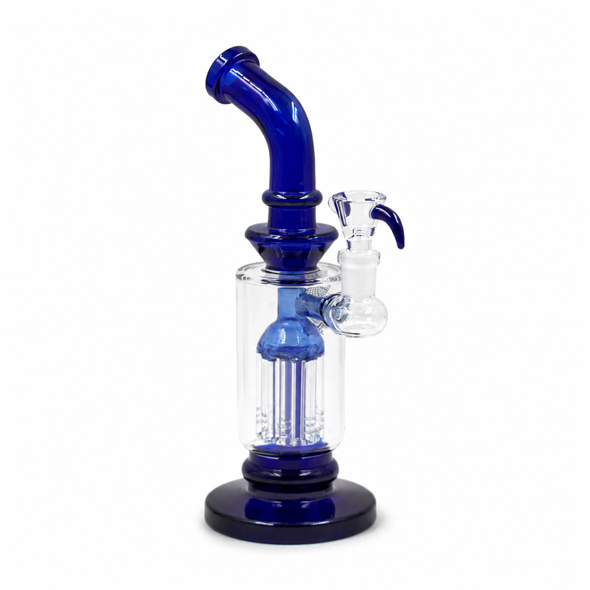 Rock Glass Cascade 10â€ Tree Perc Glass Bong
