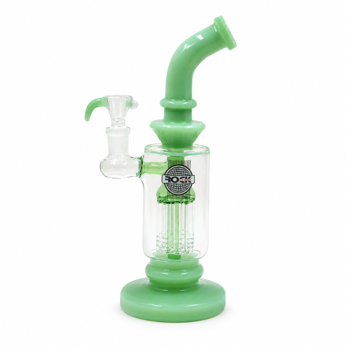Rock Glass Cascade 10â€ Tree Perc Glass Bong