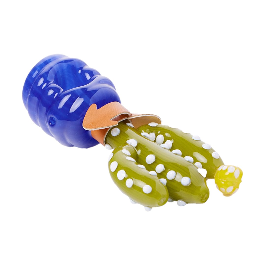 Cheech Glass Hand Pipe Blue Cheech Glass The Only Cactus