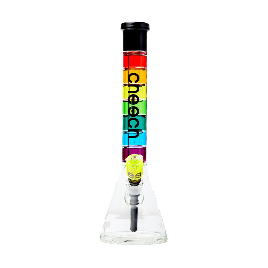 Cheech Glass Bong Cheech Glass 18" Rainbow Glycerin Water Pipe