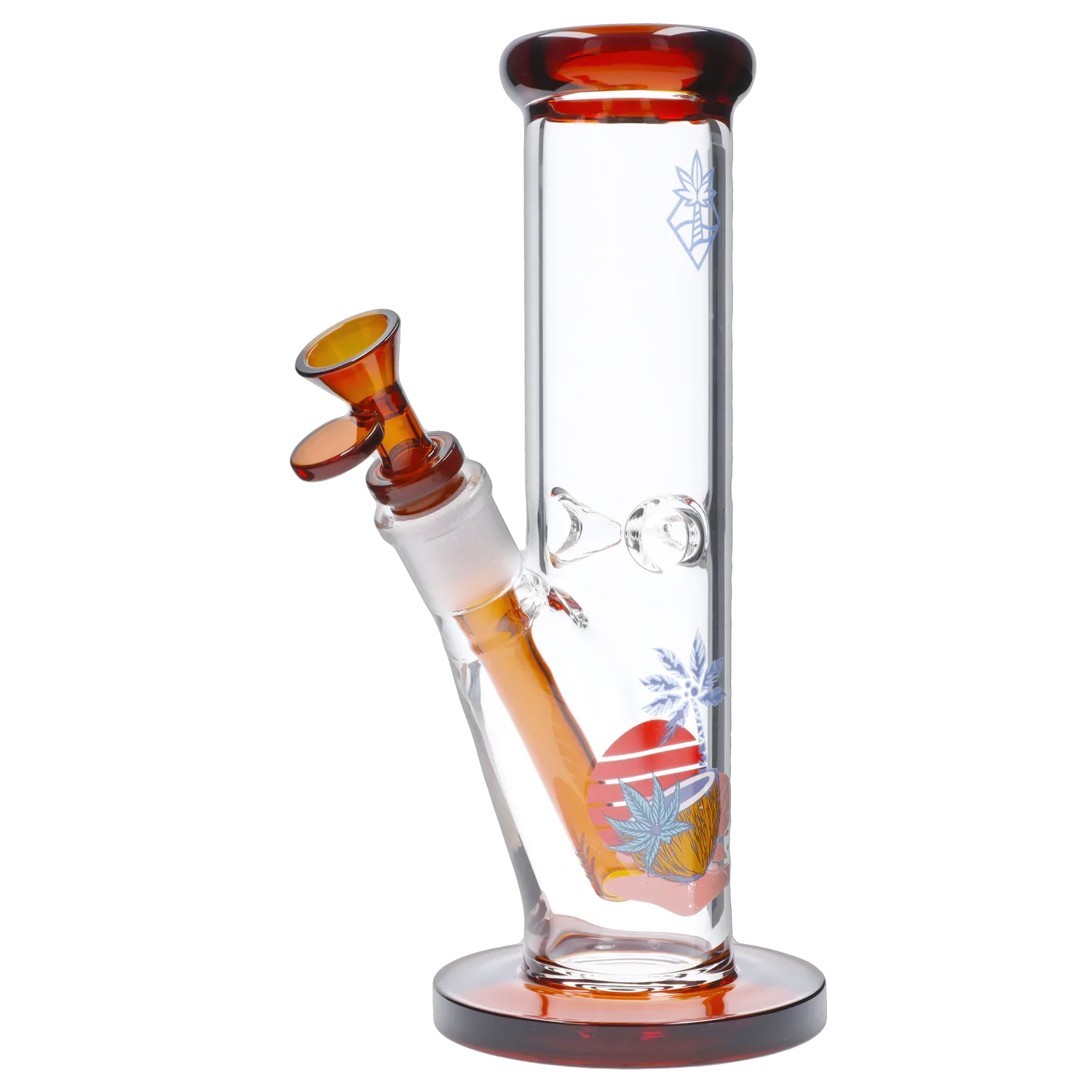 Cabana Cannabis Co. Coconut Water Pipe Amber - 10 in.