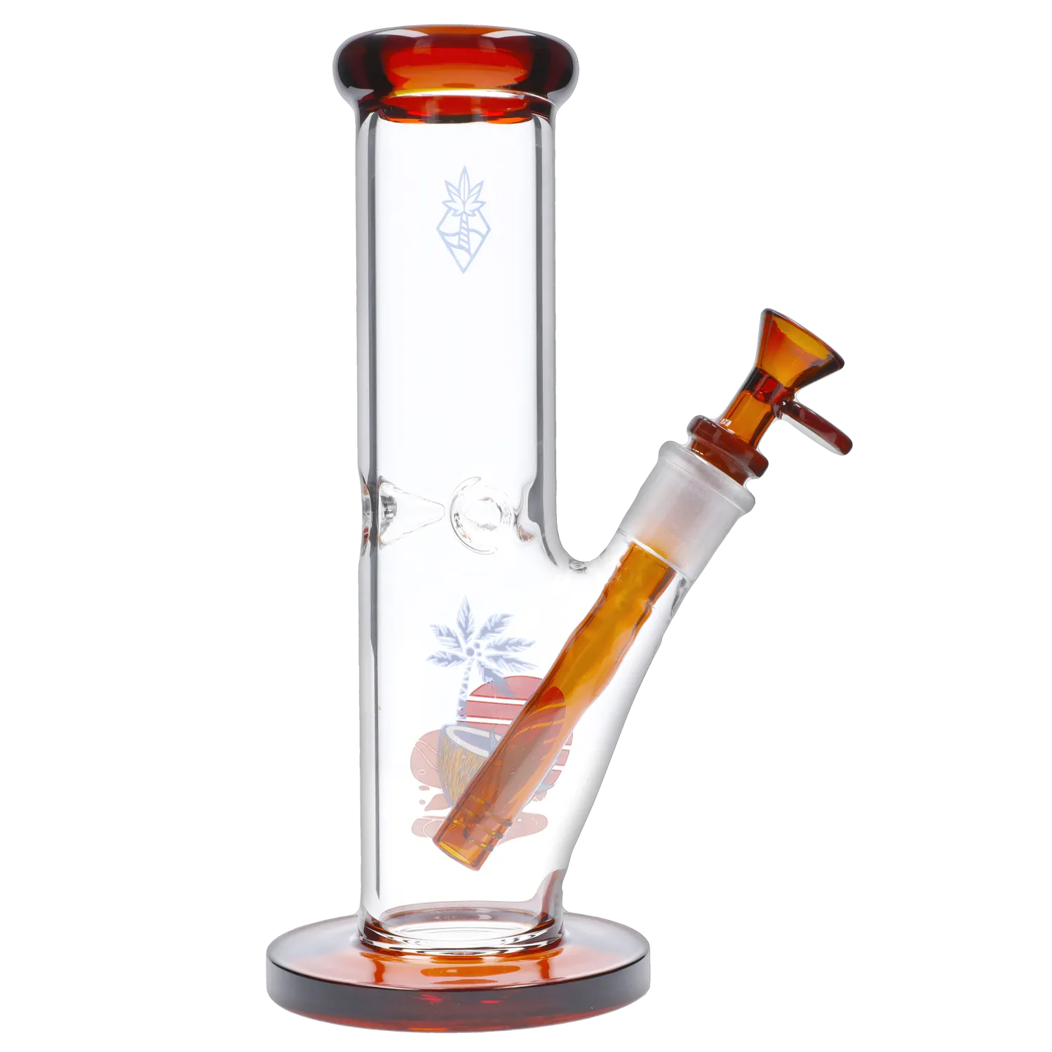 Cabana Cannabis Co. Coconut Water Pipe Amber - 10 in.