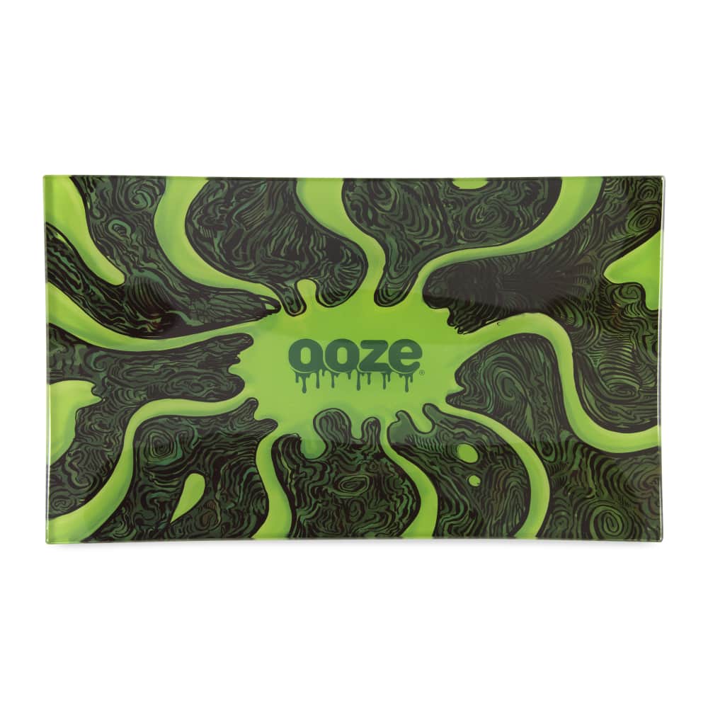 Ooze Rolling Tray Abyss Ooze Shatter Resistant Glass Rolling Tray