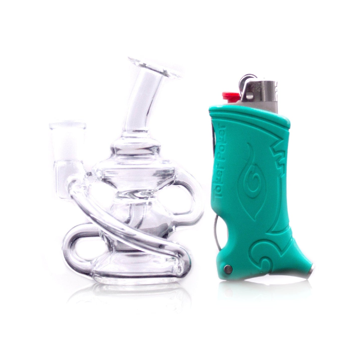 The Stash Shack Dab Rig 4" Klein Recycler Mini Rig