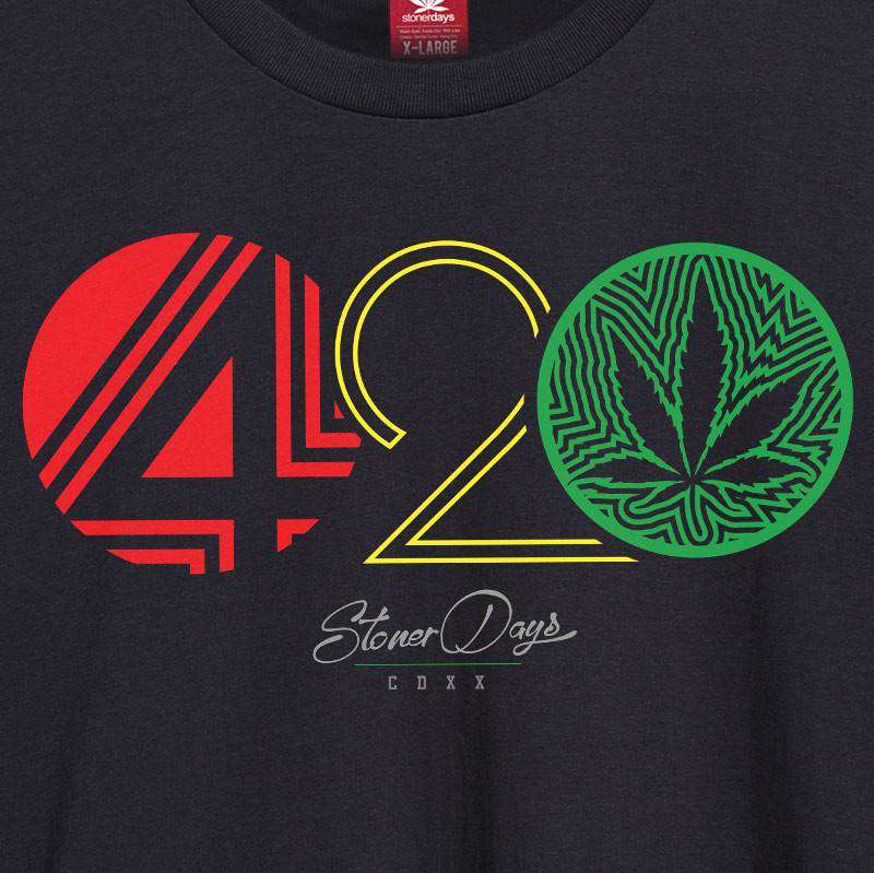StonerDays Apparel 420 Rasta Hoodie