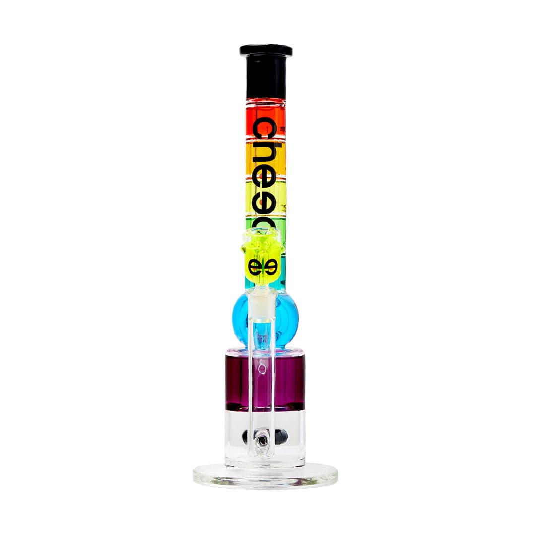 Cheech Glass Bong Cheech Glass 18" Rainbow Glycerin Water Pipe