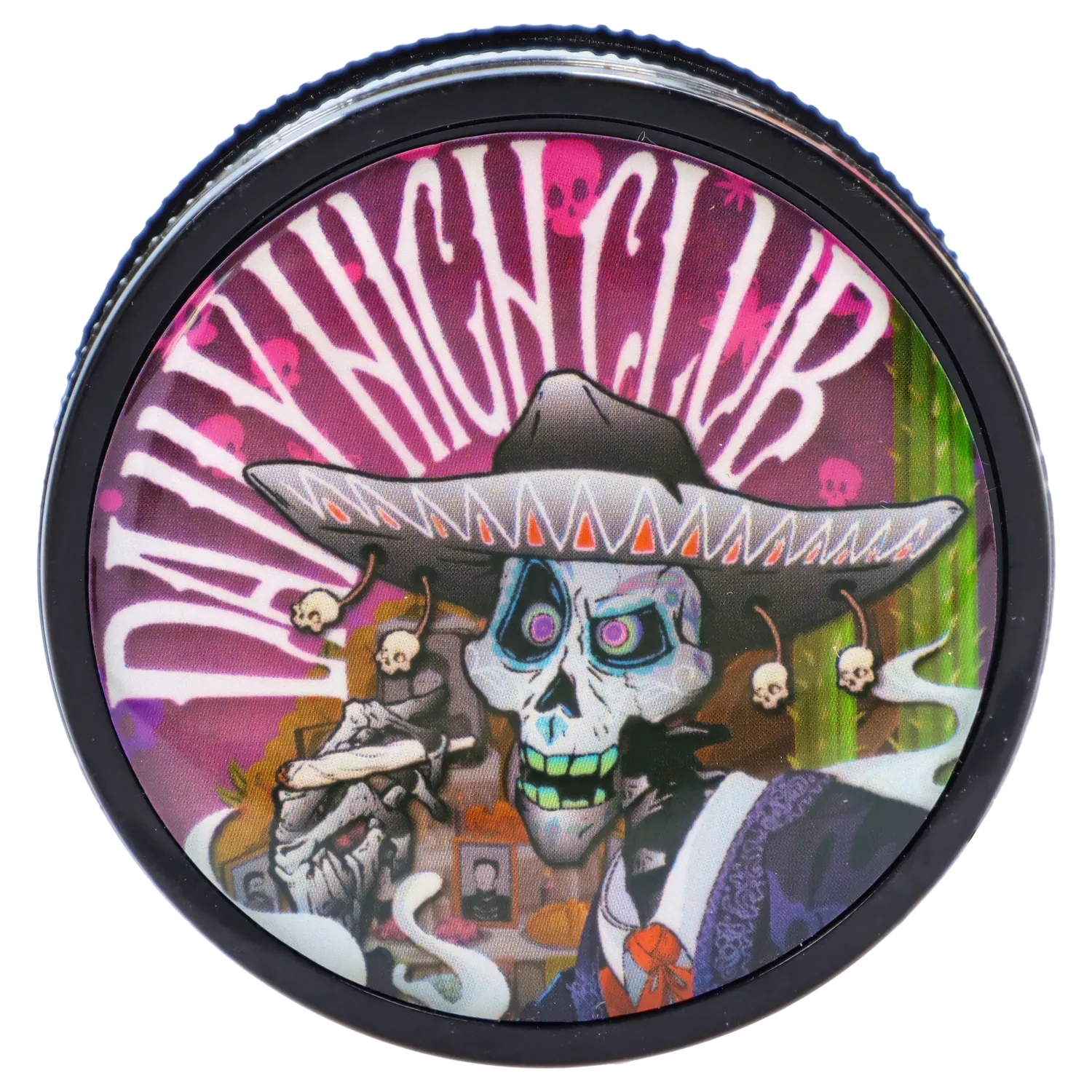 Herb Saver 2 Piece Grinder with Skull Design