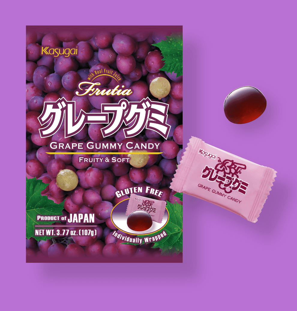 Kasugai Snacks Japanese Grape Gummy