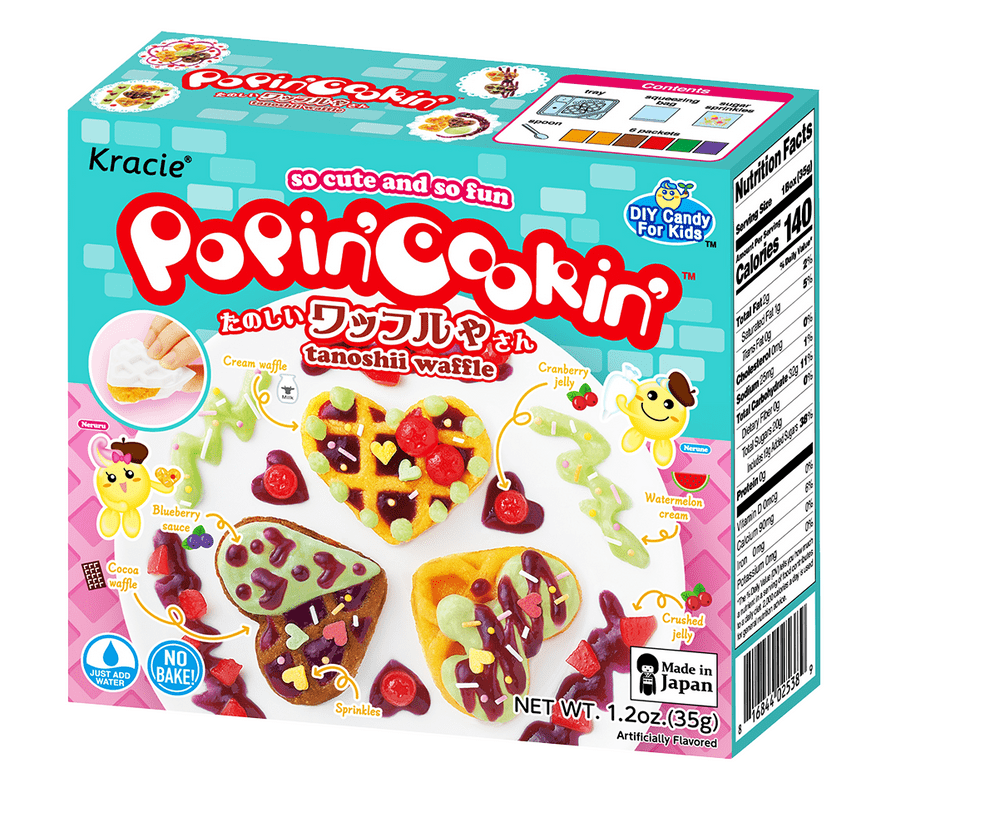 Popin' Cookin' Snacks DIY Candy Making Kit - Tanoshii Waffle