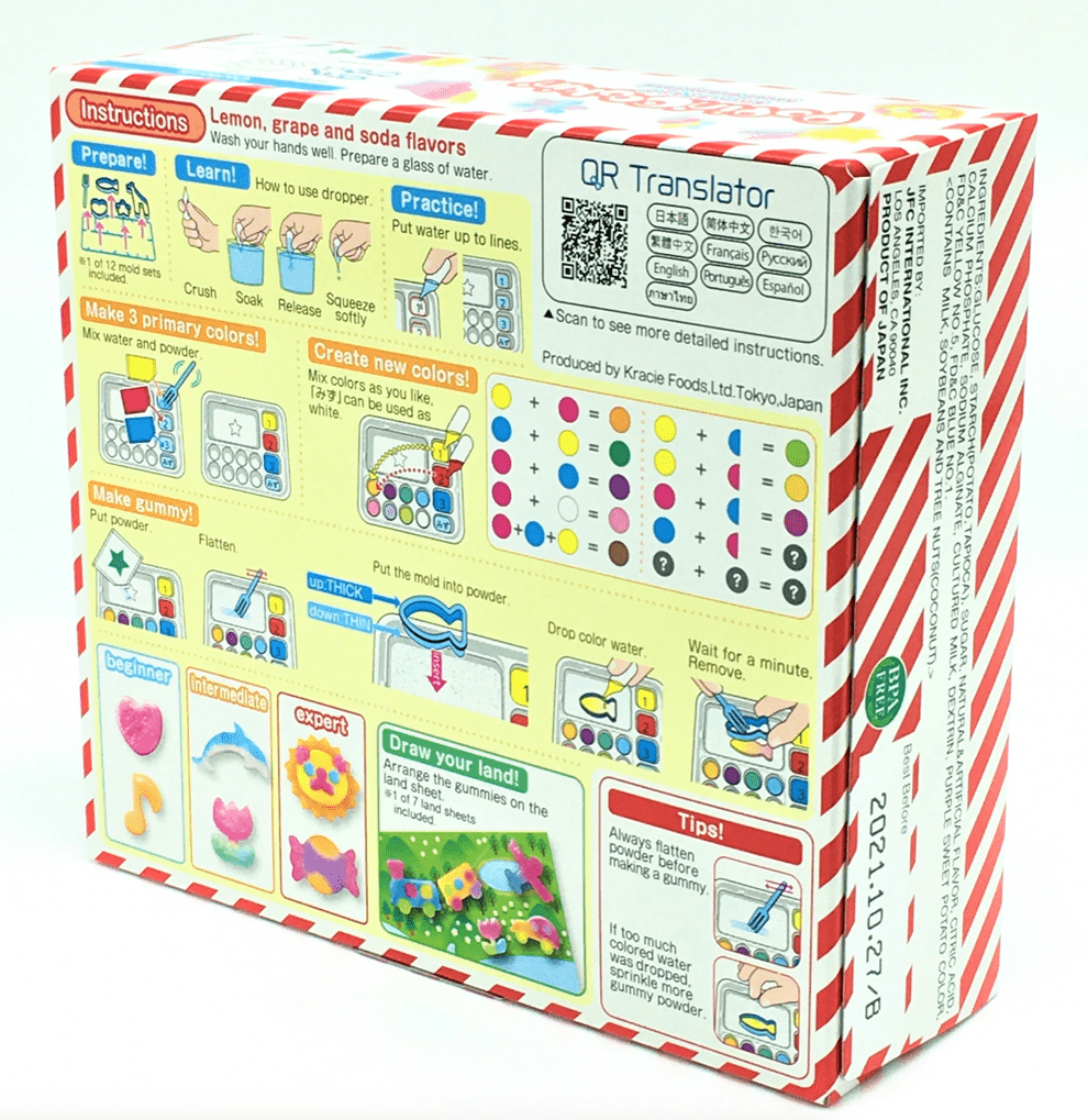 Popin' Cookin' Snacks DIY Candy Making Kit - Tanoshii Kawaii Gummy Land