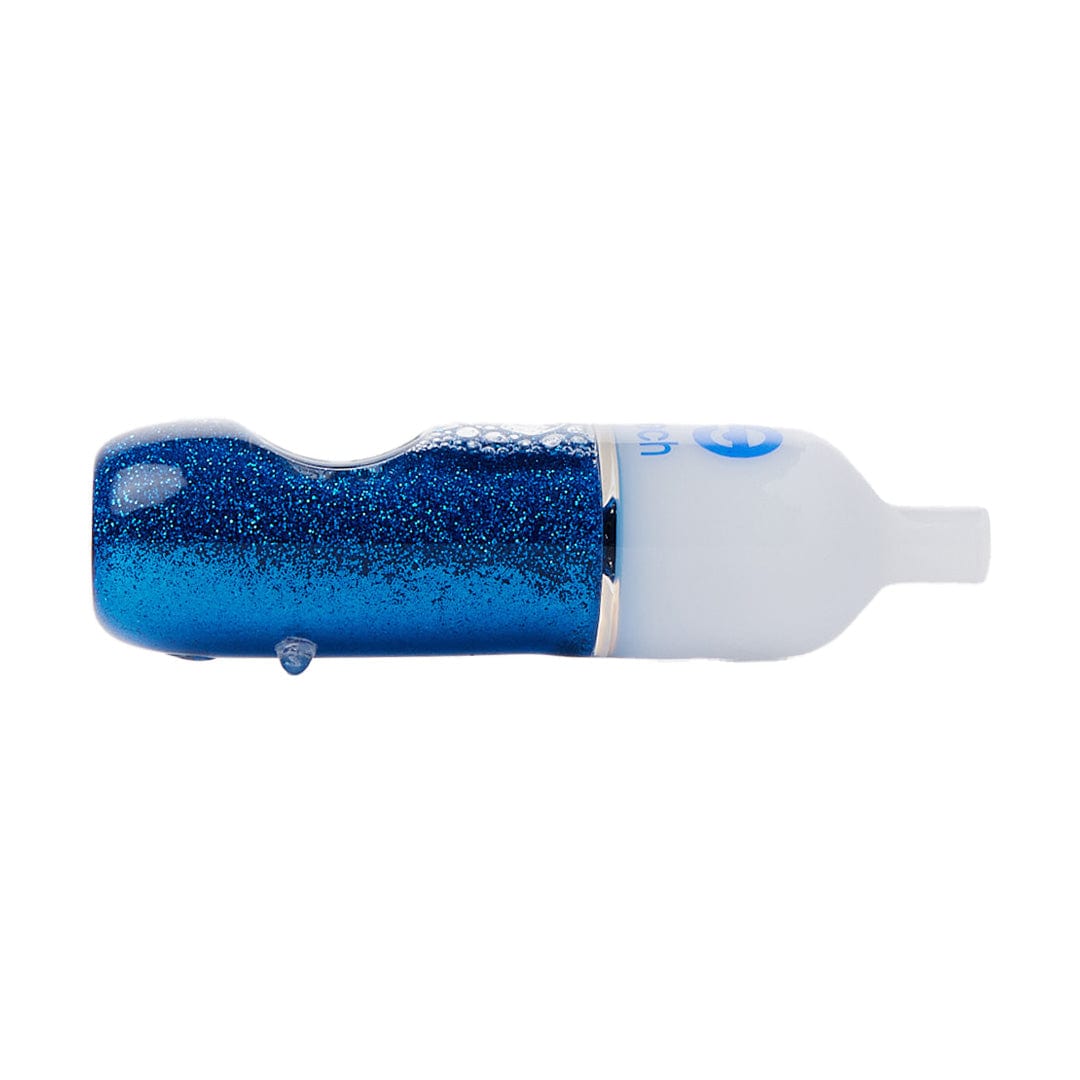 Cheech Glass Hand Pipe Blue Cheech Glass 4.5" Glycerin Glitter Pipe