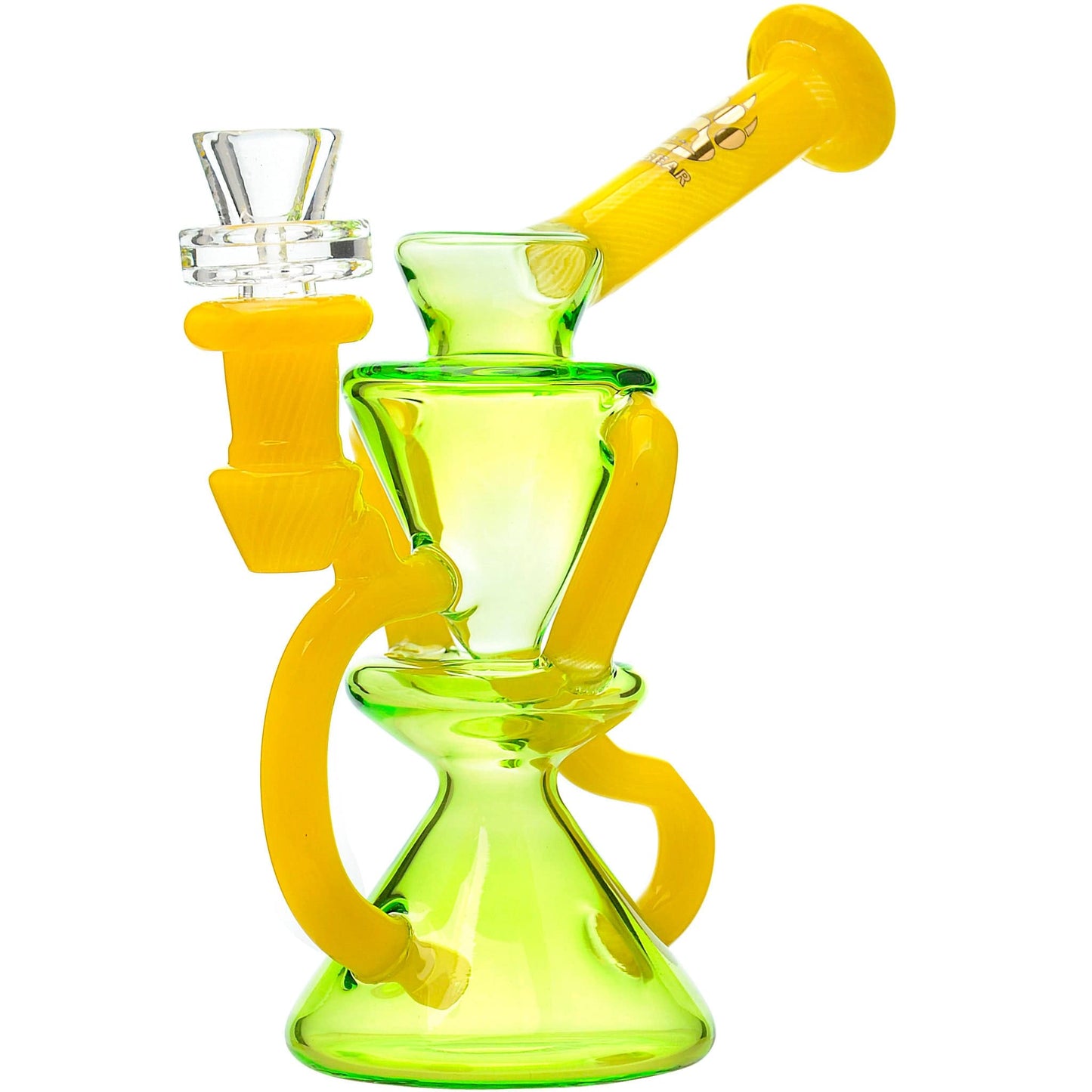 Calibear Dab Rig Opal Accented Recycler Dab Rig