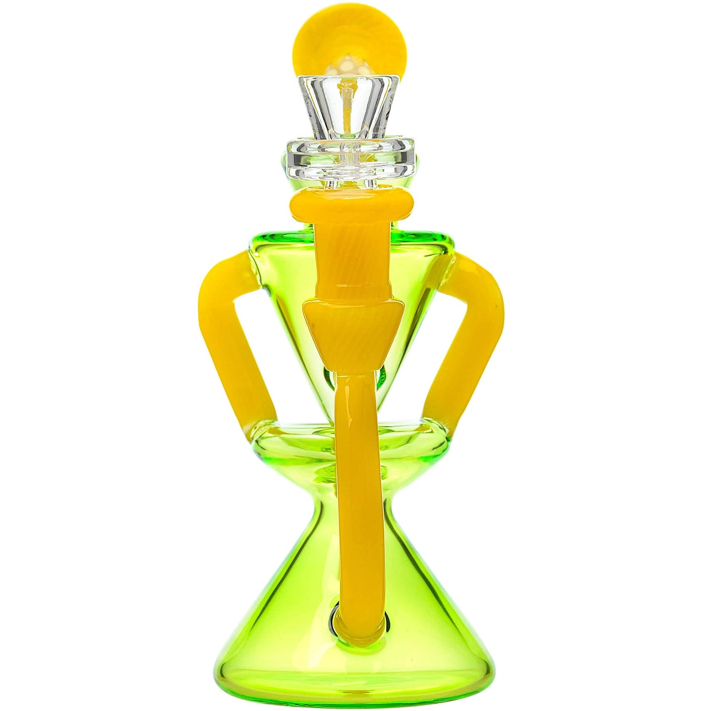 Calibear Dab Rig Opal Accented Recycler Dab Rig