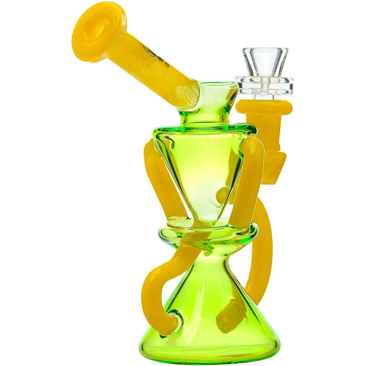 Calibear Dab Rig Opal Accented Recycler Dab Rig