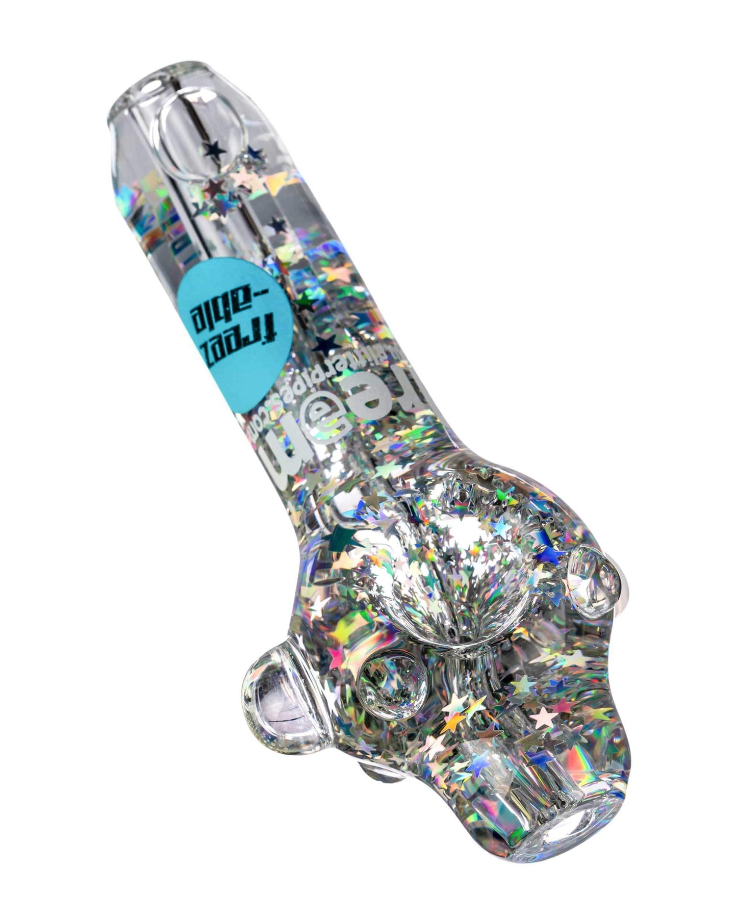 Dream Pipes Hand Pipe Small / Clear Small Freezable Galaxy Spoon Pipe