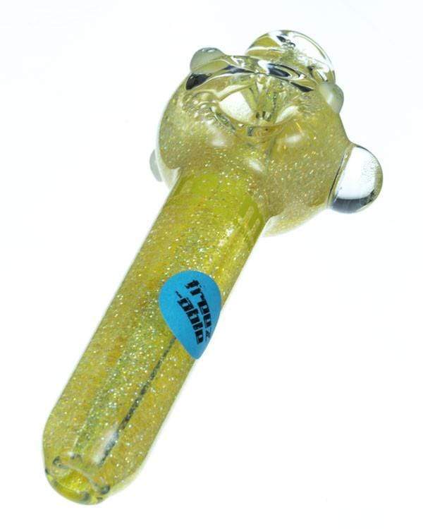 Dream Pipes Hand Pipe Green Large Liquid Freezable Glitter Hand Pipe