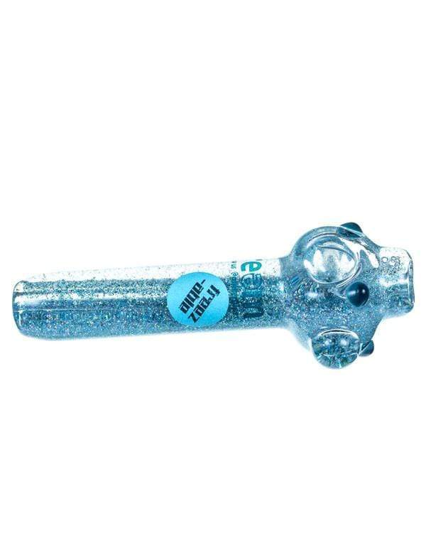 Dream Pipes Hand Pipe Blue Large Liquid Freezable Glitter Hand Pipe