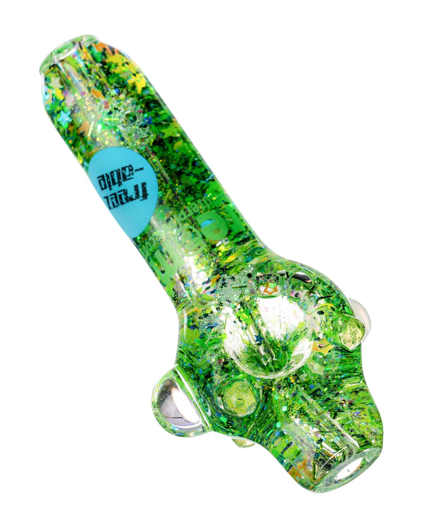 Dream Pipes Hand Pipe Small / Green Small Freezable Galaxy Spoon Pipe