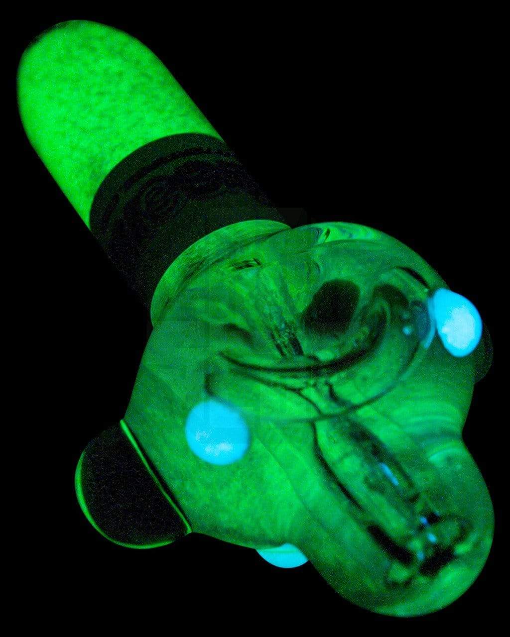 Dream Pipes Hand Pipe Glow in the Dark Small Liquid Freezable Glitter Pipe