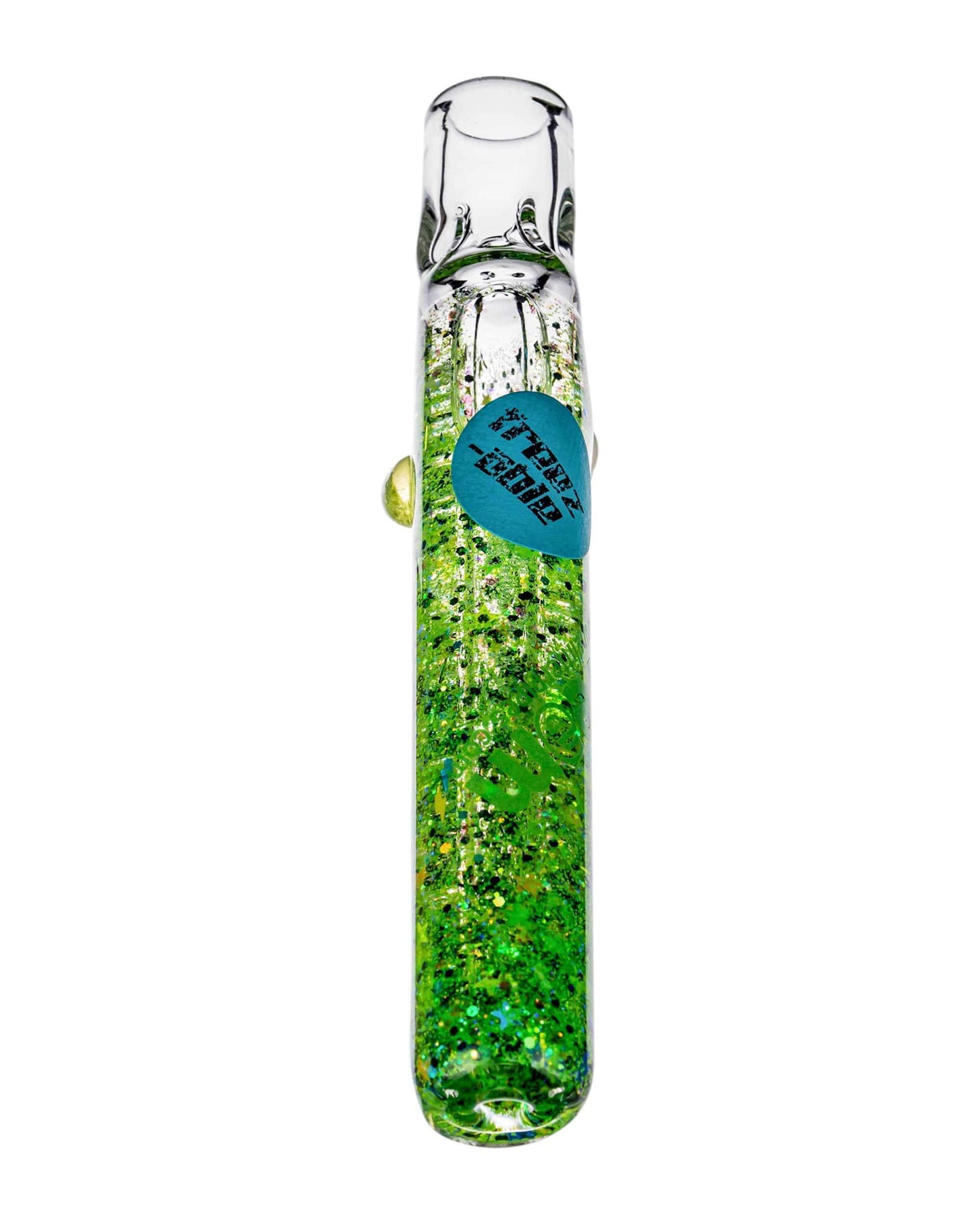 Dream Pipes Hand Pipe Green Freezable Galaxy Chillum