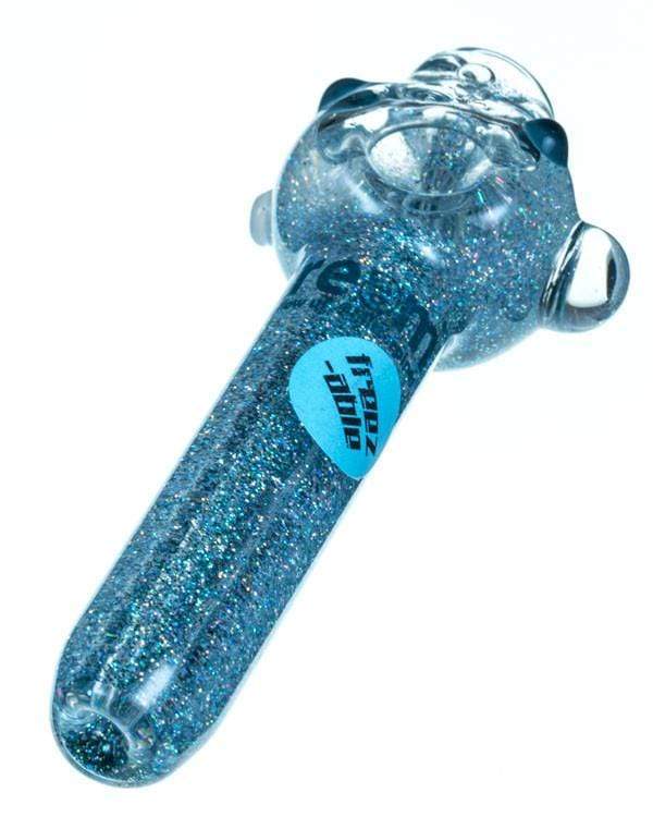 Dream Pipes Hand Pipe Purple Large Liquid Freezable Glitter Hand Pipe