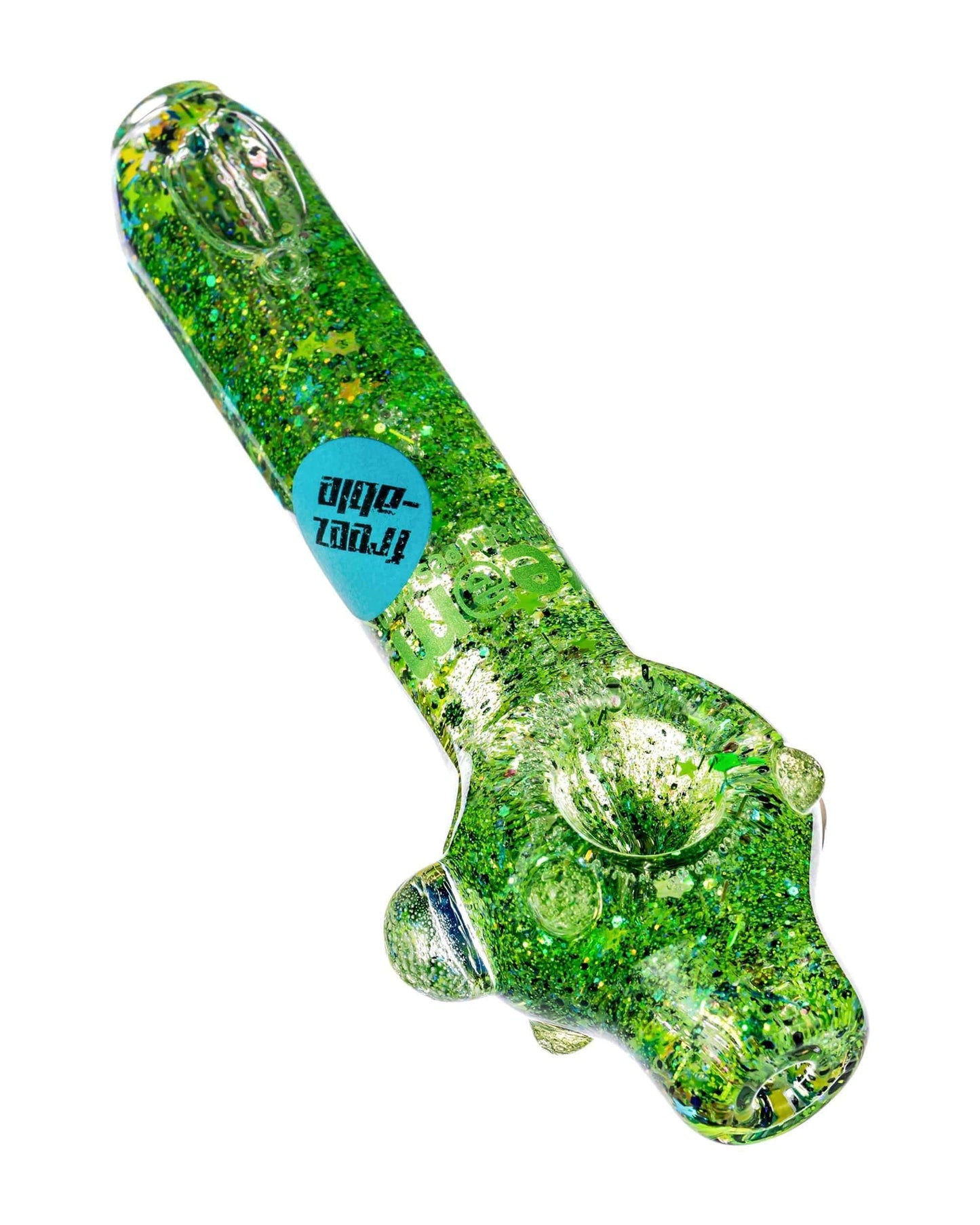 Dream Pipes Hand Pipe Large / Green Large Freezable Galaxy Spoon Pipe