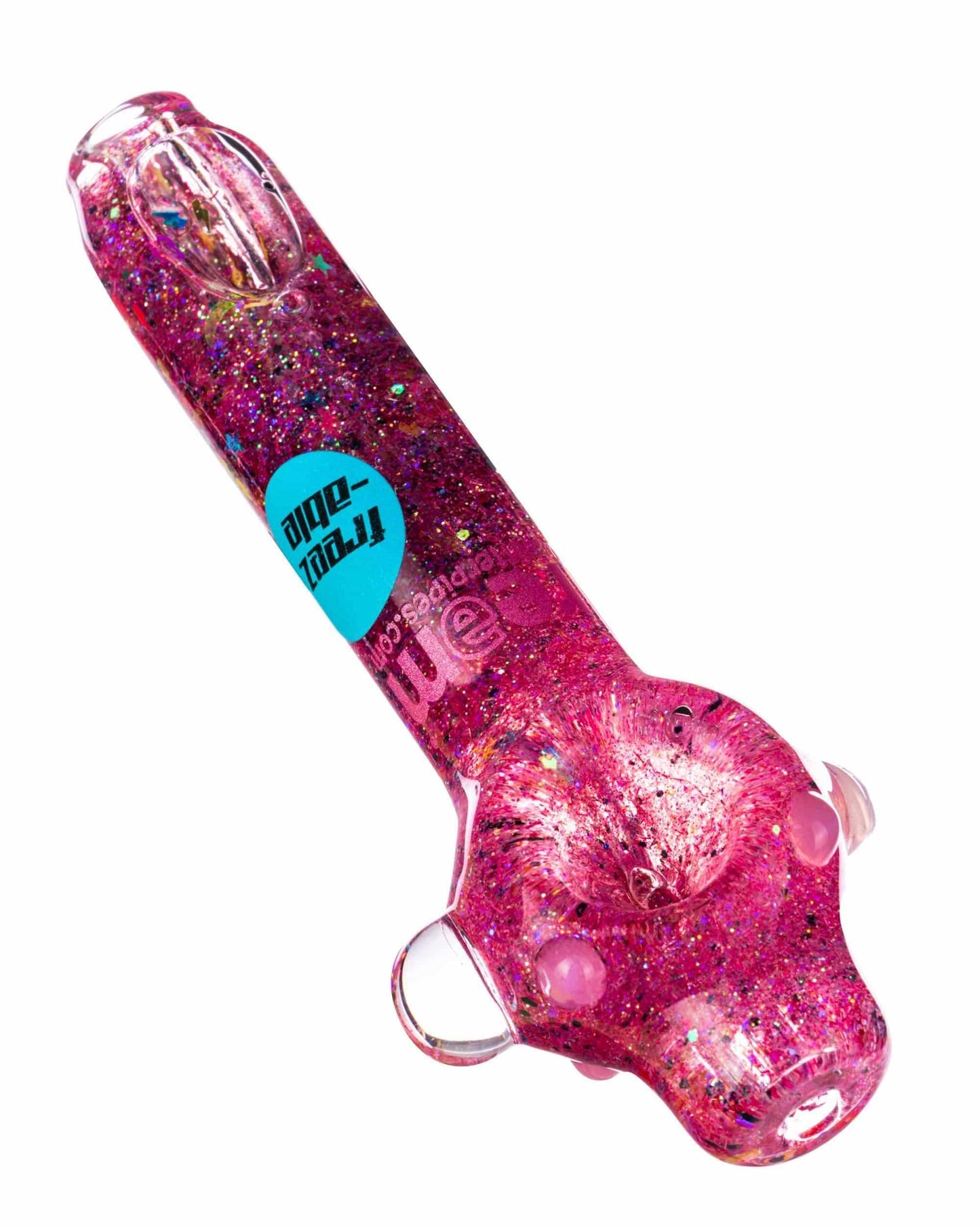 Dream Pipes Hand Pipe Large / Pink Large Freezable Galaxy Spoon Pipe