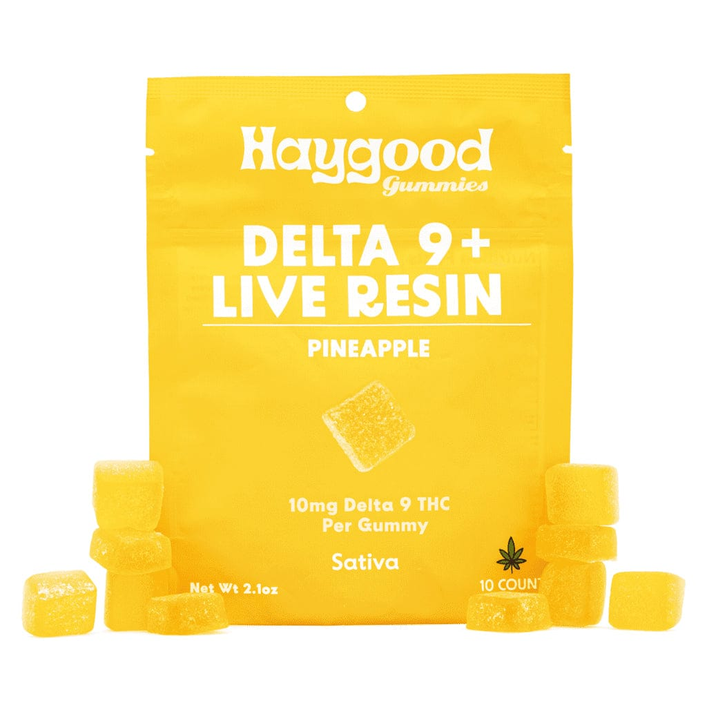 Haygood Farms D9 THC Live Resin Gummies - Sativa - Pineapple