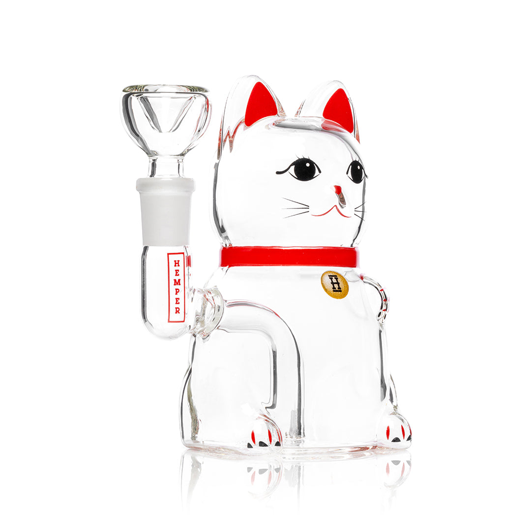 Hemper Lucky Cat Glass Bong