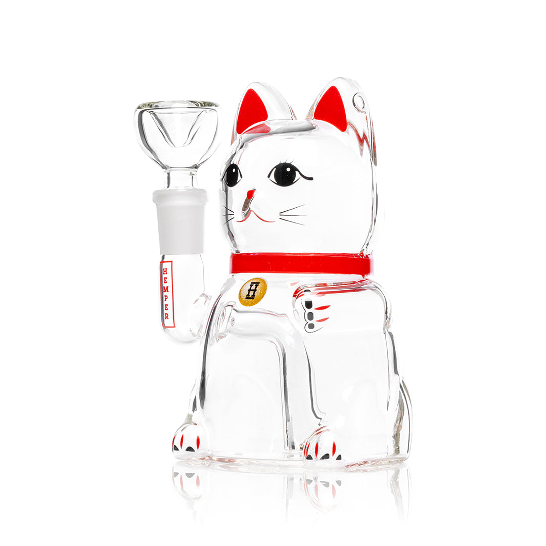 Hemper Lucky Cat Glass Bong