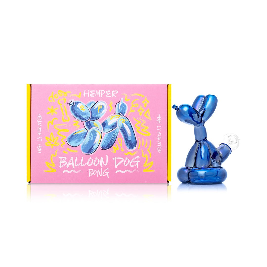 Hemper Balloon Dog Glass Bong