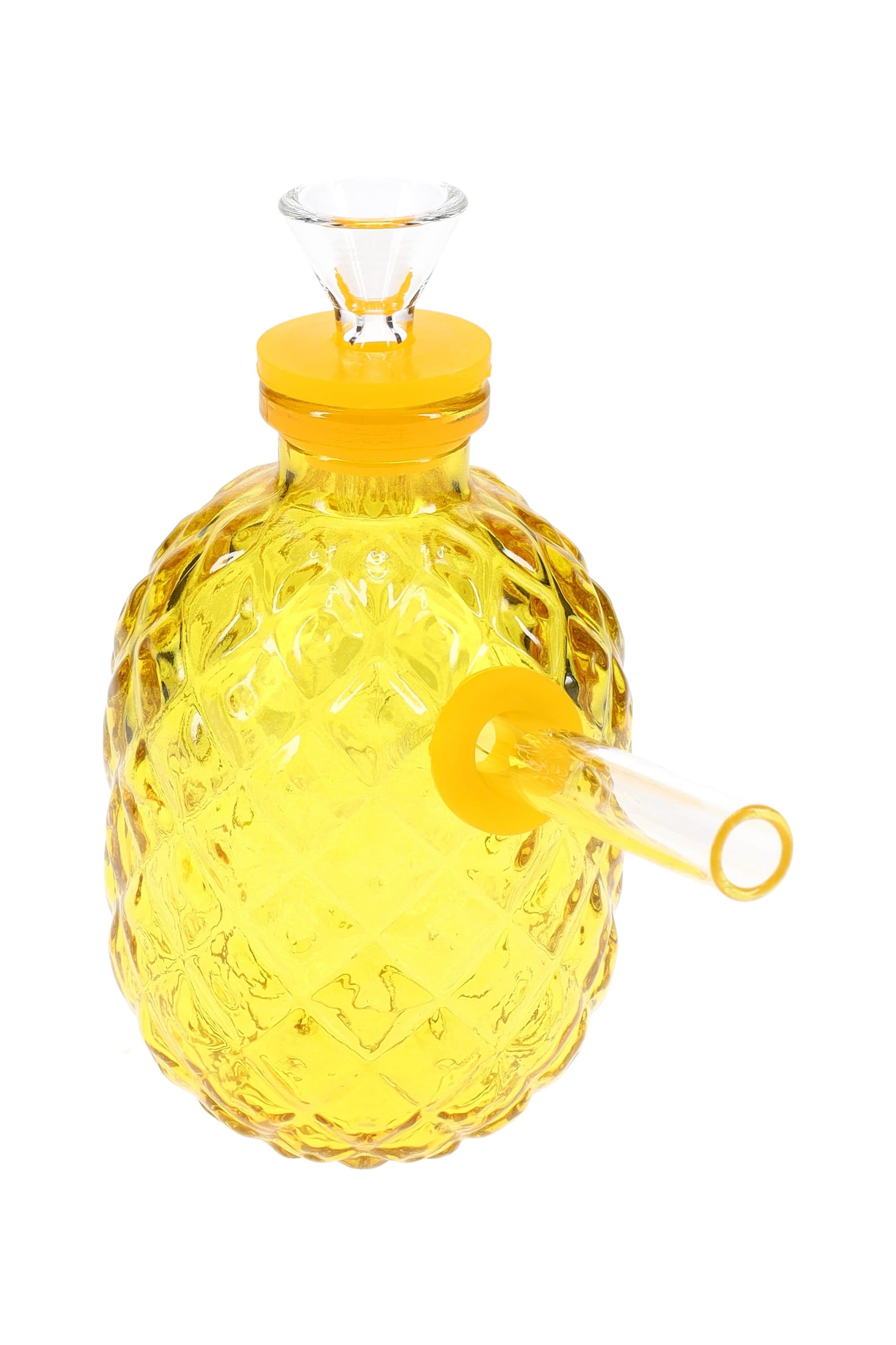 Primate Glass Glass Pineapple Mini Bong “Tropical Sipper” – 4″