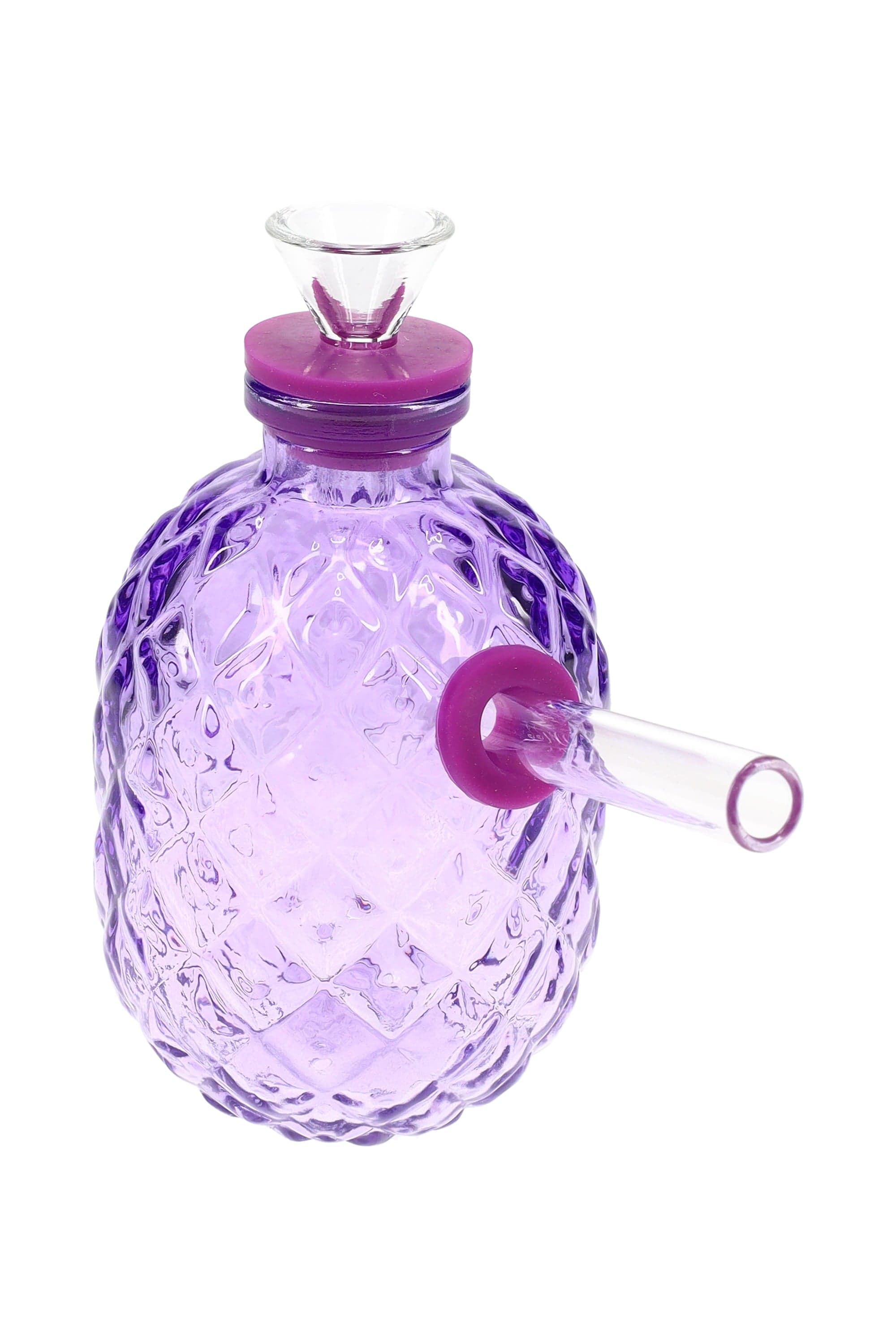 Primate Glass Glass Pineapple Mini Bong “Tropical Sipper” – 4″