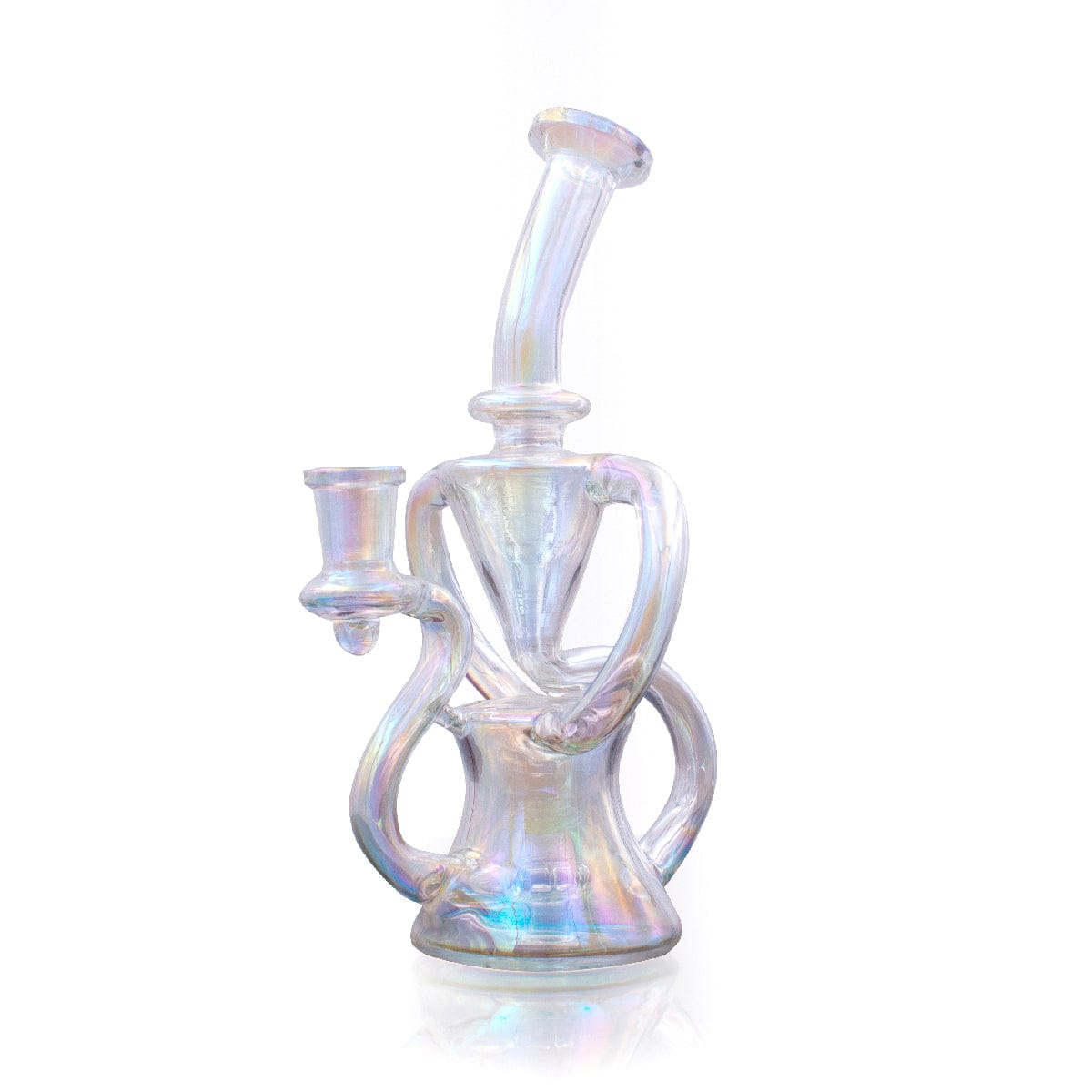 The Stash Shack Dab Rig Showerhead Recycler Dab Rig 8"