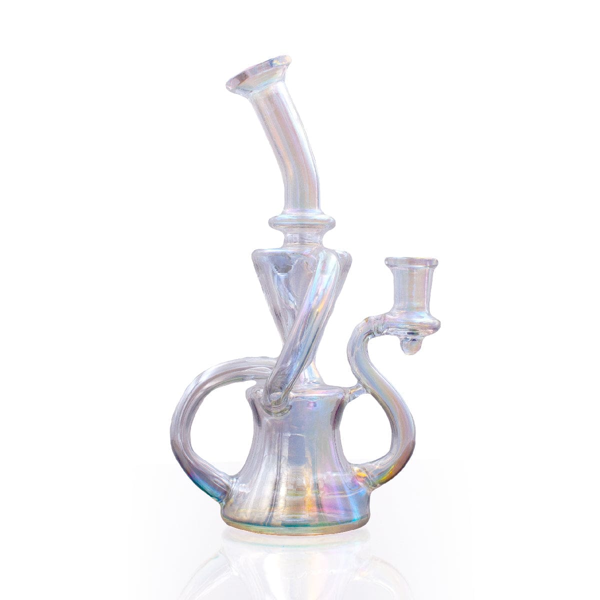 The Stash Shack Dab Rig Showerhead Recycler Dab Rig 8"