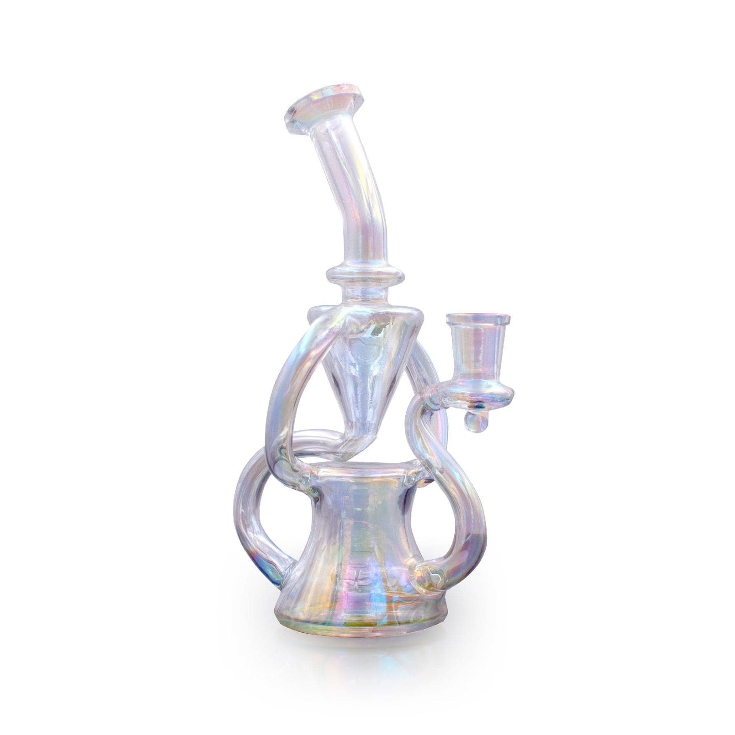 The Stash Shack Dab Rig Showerhead Recycler Dab Rig 8"