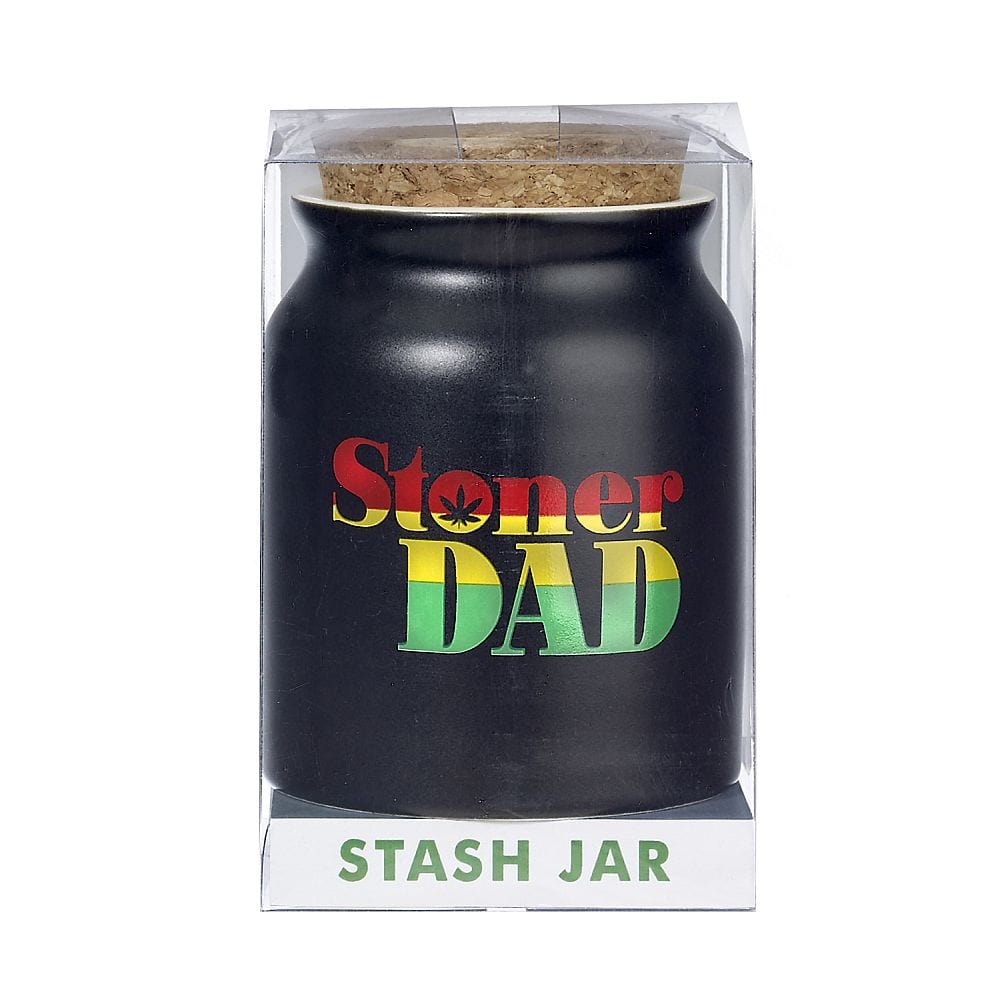 FashionCraft Cannabis Bundle Stoner Dad Rasta Mug & Stash Jar