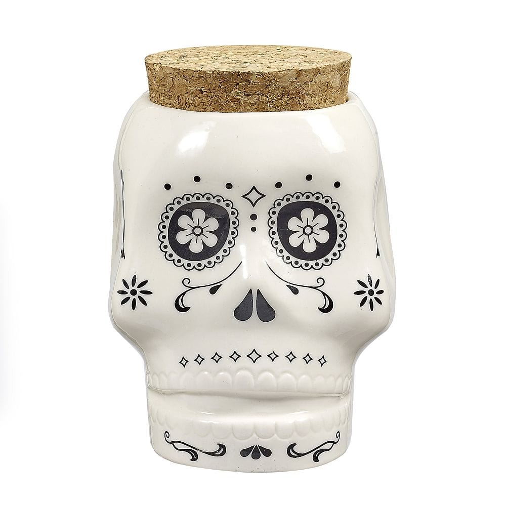 Roast & Toast Stash Jar Sugar Skull Stash Jar