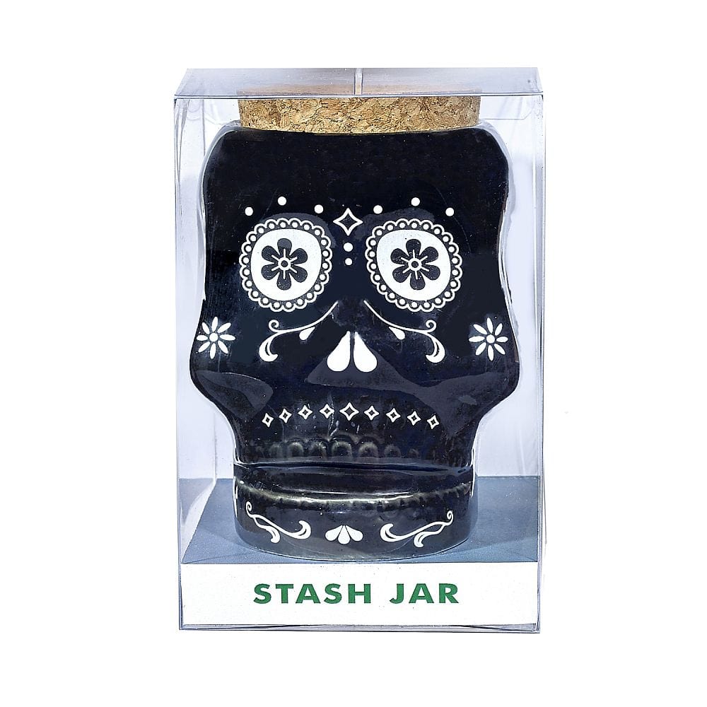 Roast & Toast Stash Jar Sugar Skull Stash Jar