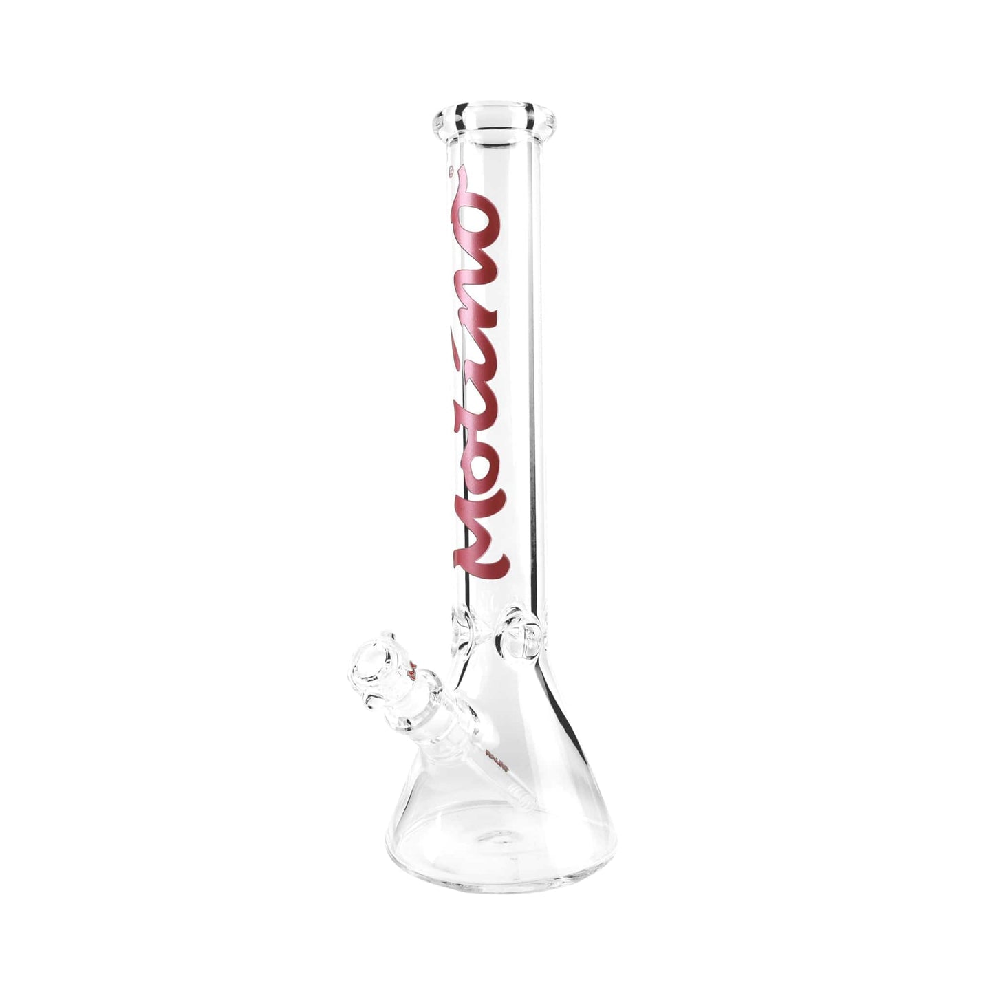 Molino Glass Pink Logo 9 mm Thick Glass Beaker Bong